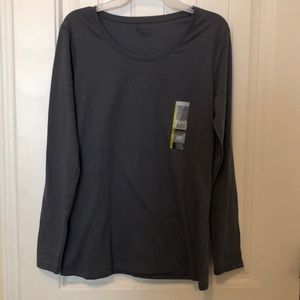 Women No Boundaries Gray Shirt- L